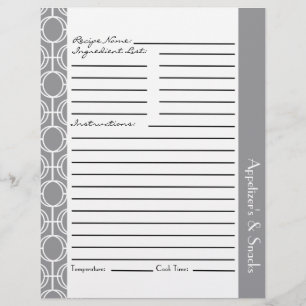 Papier Insertions de recettes de anneaux d'éternité liées