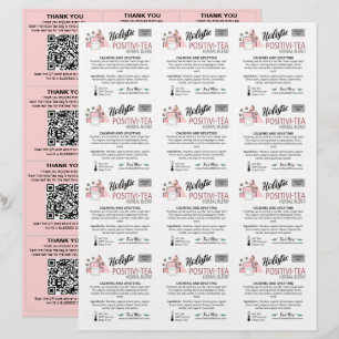 Papier Insertions d'échantillons de Carré rose 3x4