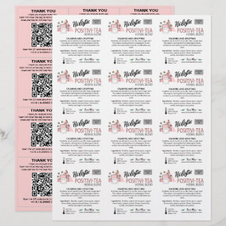 Papier Insertions d'échantillons de Carré rose 3x4