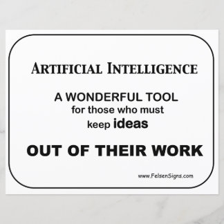 Papier Intelligence artificielle - affiche