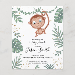 Papier Invitation à la douche pour bébé garçon heureux si