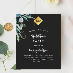 Papier Invitation à la fête de remise de diplômes de verd