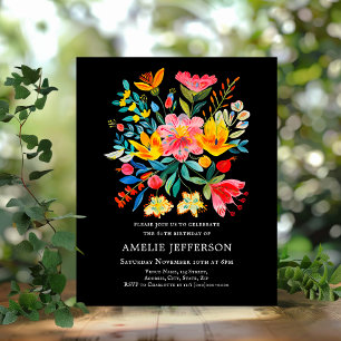 Papier Invitation à l'anniversaire de la fête du Mexique 