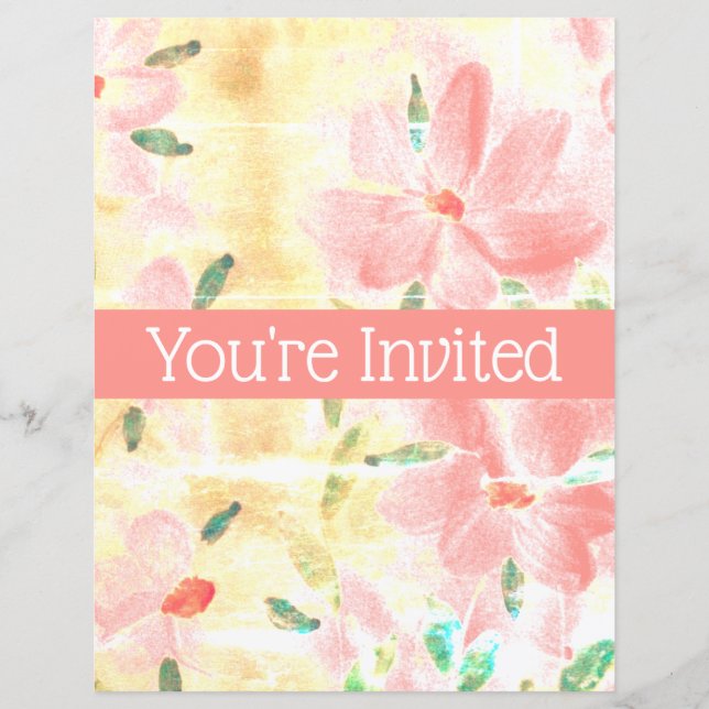 Papier Invitation à une fête de mariage (Devant)