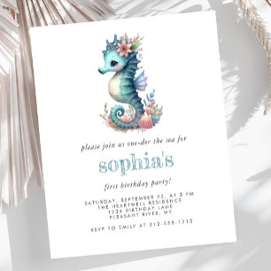 Papier Invitation Anniversaire 1 an Budget Girl Mignon Hi