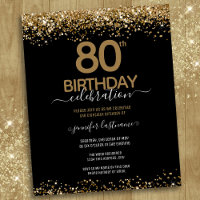 Invitation au budget de la fête du 80e anniversair