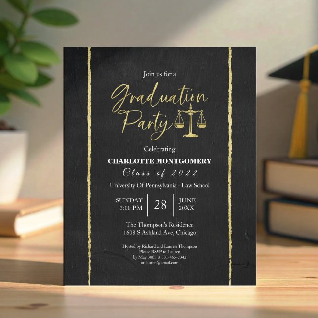 Papier Invitation au budget du parti de la Faculté de dro (Créateur téléchargé)
