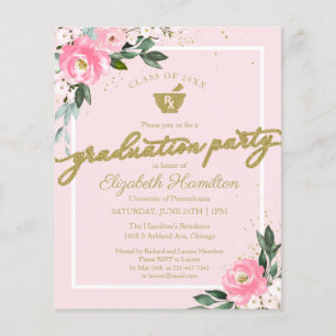 Papier Invitation Budget Pharmacie Grand Parti Floral