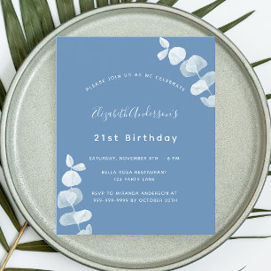Papier Invitation budgétaire à l'anniversaire de l'eucaly