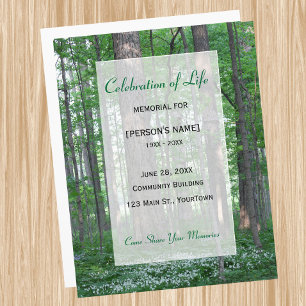 Papier Invitation commémorative de la fête de la forêt vi
