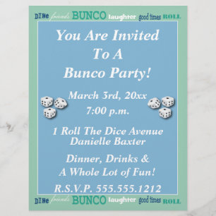 Papier Invitation d'art du métro Bunco