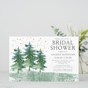 Papier Invitation de Baby Shower aquarelle Rustique de Fo