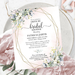 Papier Invitation de budget de douche de mariée par Green