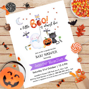 Papier Invitation de budget pour Baby Shower Halloween Li