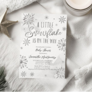 Papier Invitation de budget pour une baby shower 'Un peti