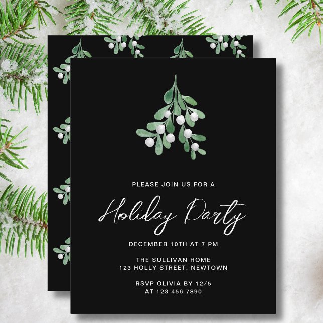 Papier Invitation de fête de vacances budget (Créateur téléchargé)
