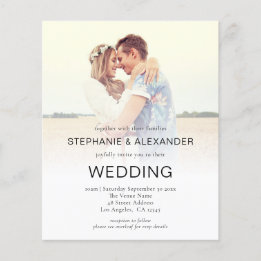 Papier Invitation de mariage de code QR de superposition 