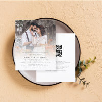 Invitation de mariage de superposition de photo du