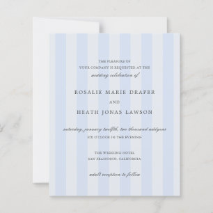 Papier Invitation de mariage élégante et économique à ray