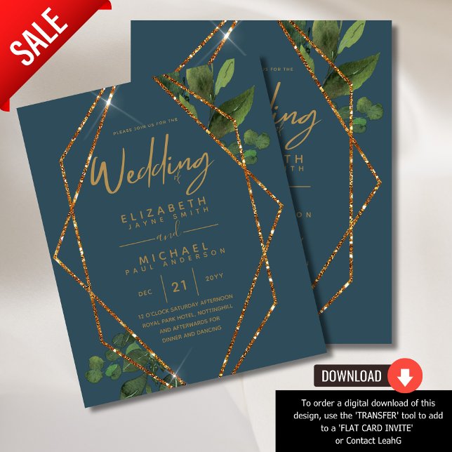 Papier Invitation de mariage Turquoise à faible budget Pe (Créateur téléchargé)