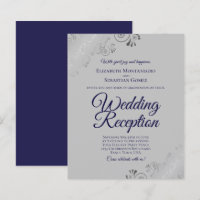 Invitation de réception de mariage à petit budget 