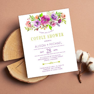 Papier Invitation pas chère pour une fête prénuptiale de