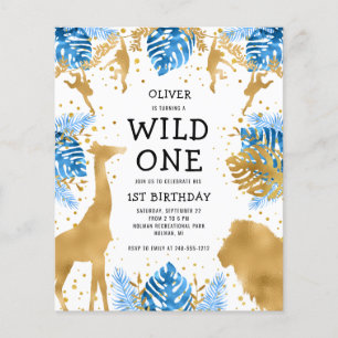 Papier Invitation pour le 1er anniversaire de garçons Bud