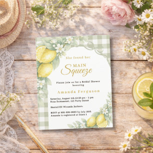 Papier Invitation pour une Baby Shower sur le thème des c