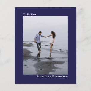 Papier Invitation simple de mariage à petit budget avec p