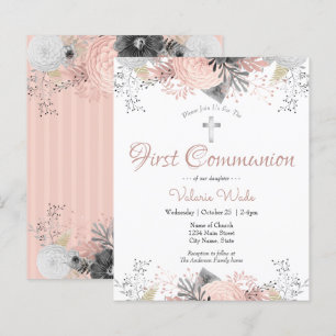 Papier Invitations budgétaires de la première communion r