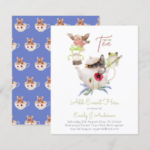 Papier Invitations de Tea Party pour n'importe quel budge