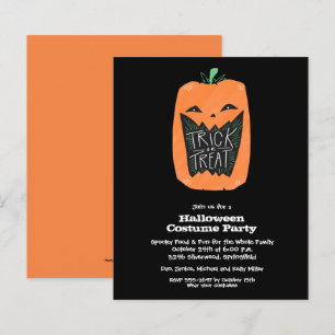 Papier Invitations du Citrouille Budget Halloween Party
