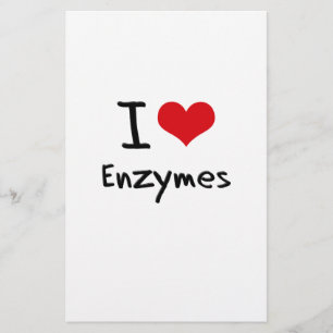 Papier J'aime les enzymes