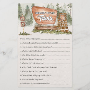 Papier jardin national rime rime trivia douche jeu