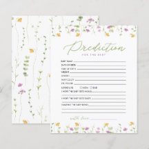 Jaune rose Fleur sauvage Prédiction Pour Le Jeu De