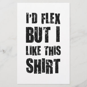 Papier Je Flex Mais j'aime cette chemise