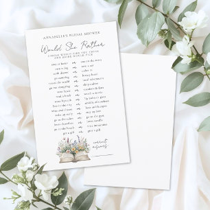 Papier Je préférerais le livre jeu de Baby Shower pour la