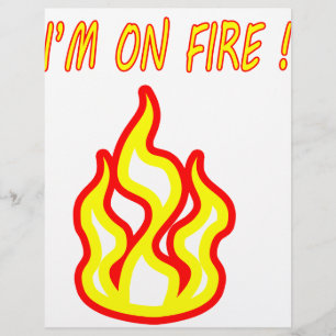 Papier Je suis en feu !