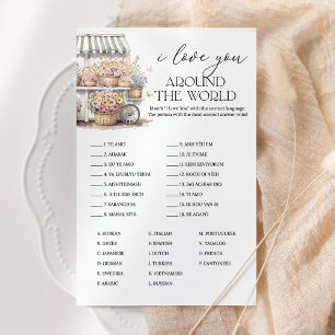 Papier Je T'Aime Dans Le Jeu De Mariage Du Marché Mondial