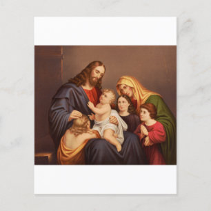 Papier Jésus-Christ avec les Enfants Premium Beaux-Arts