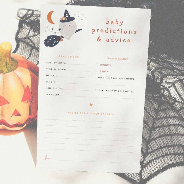 Papier Jeu Boo Cute Baby Predictions & Conseils Jeu (Créateur téléchargé)