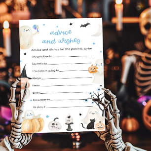 Papier Jeu Boy Halloween Baby shower Conseils et Voeux
