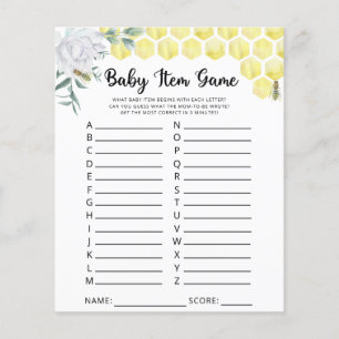 Papier Jeu d'article pour bébé. Jeu baby shower