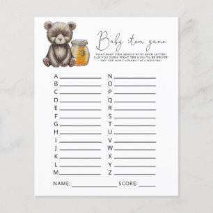 Papier Jeu d'article pour bébé. Jeu baby shower