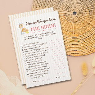 Papier Jeu de Baby Shower 'Beurre Ensemble'