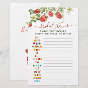 Papier Jeu de baby shower de mariage à l'aquarelle tendan