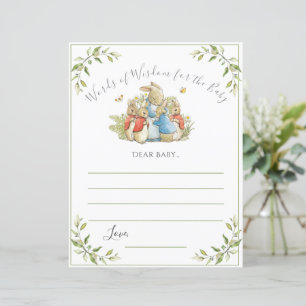 Papier Jeu de Baby shower lapin