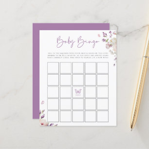 Papier Jeu de Bingo Bingo Bingo Bébé