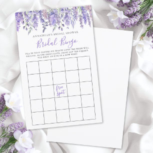 Papier Jeu de Bingo Floral pour Enterrement de Vie de Jeu