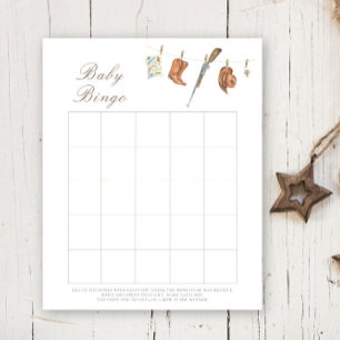 Papier Jeu de bingo pour baby shower Hunter